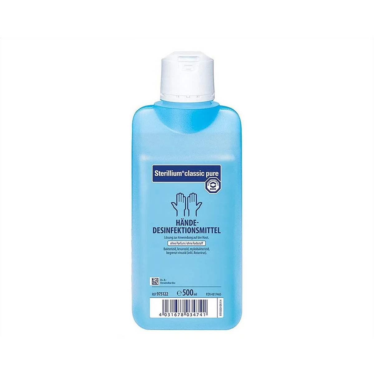 Засіб для обробки рук Sterillium classic pur (Стериліум Класік Пур), 0,5 л (BODE)