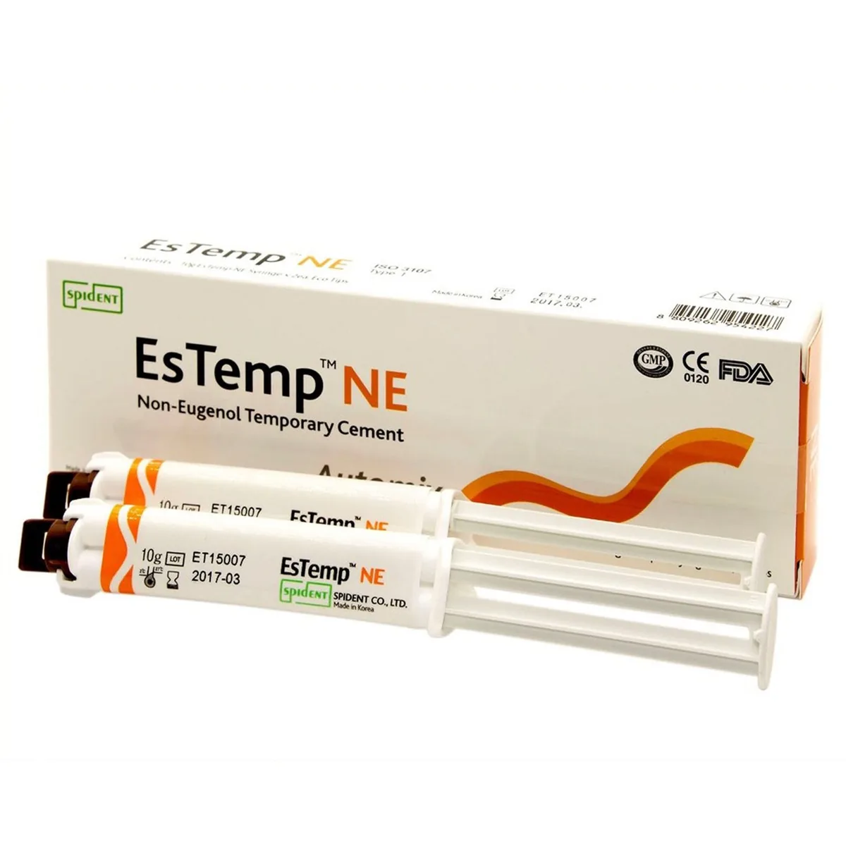 Безевгенольний тимчасовий цемент EsTemp NE (ЕсТемп НЕ), 10 г (Spident)