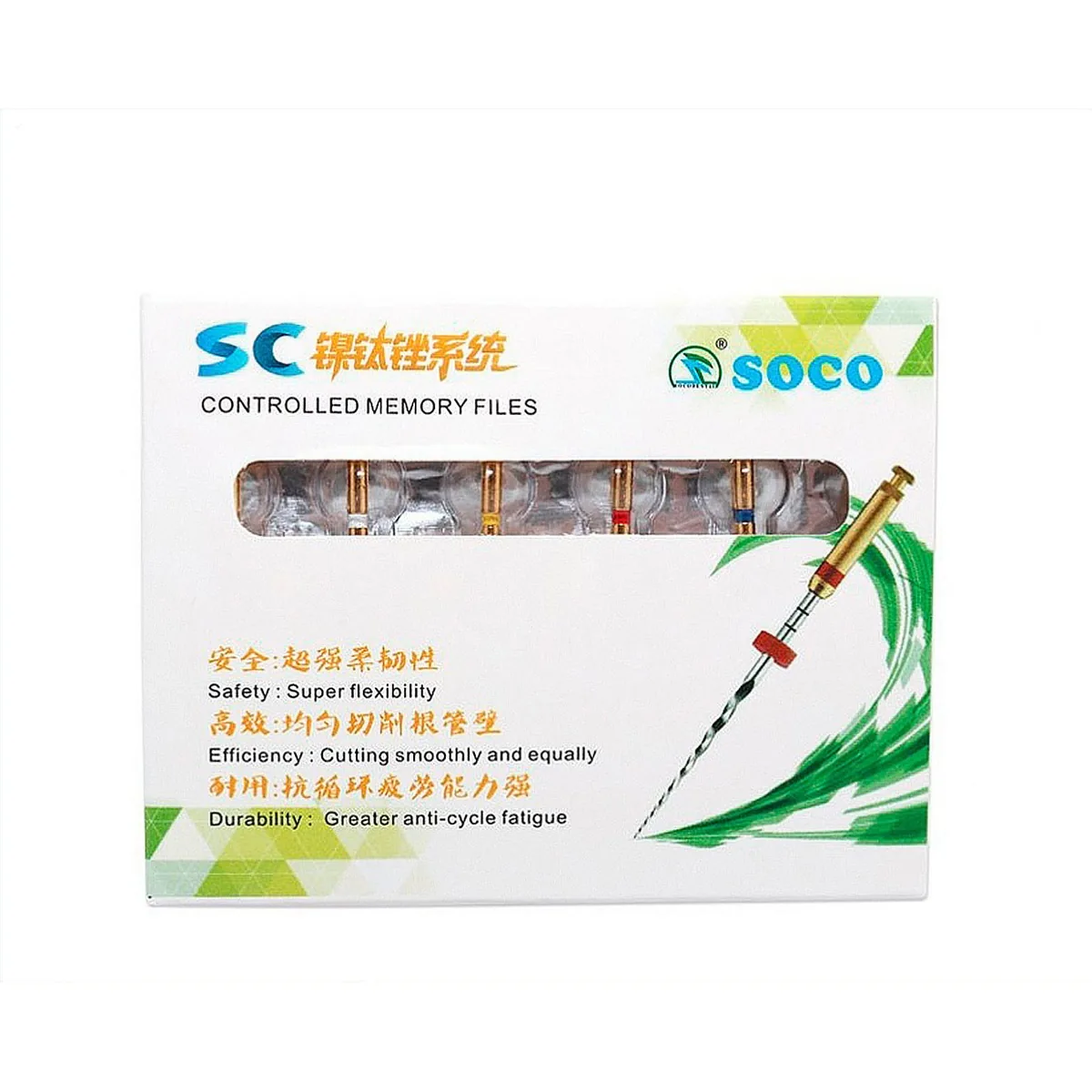 Ендодонтичний файл Soco SC (Соко СК), NiTi 50/04, 25 мм (Soco Dental)