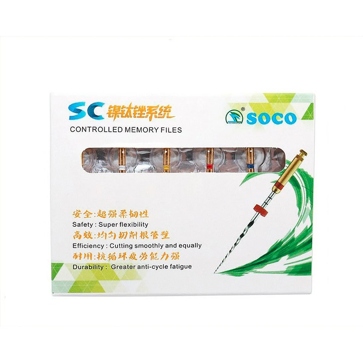 Ендодонтичний файл Soco SC (Соко СК), NiTi 60/02, 25 мм (Soco Dental)
