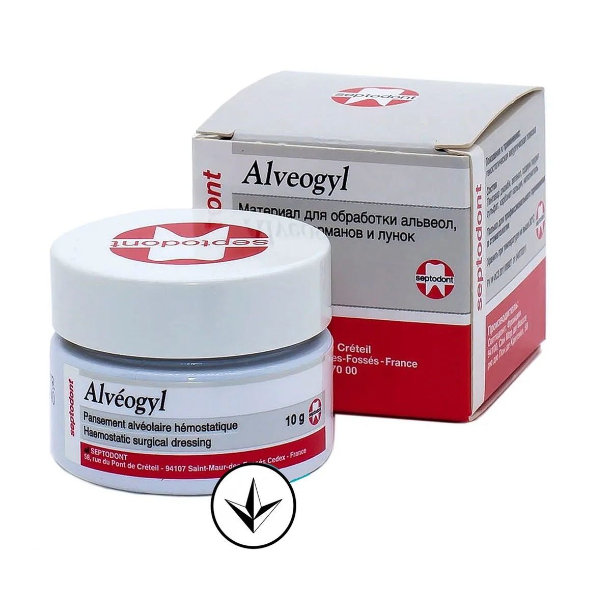 Паста для альвеол Alvogyl (Альвожив), маса 12 г (Septodont)