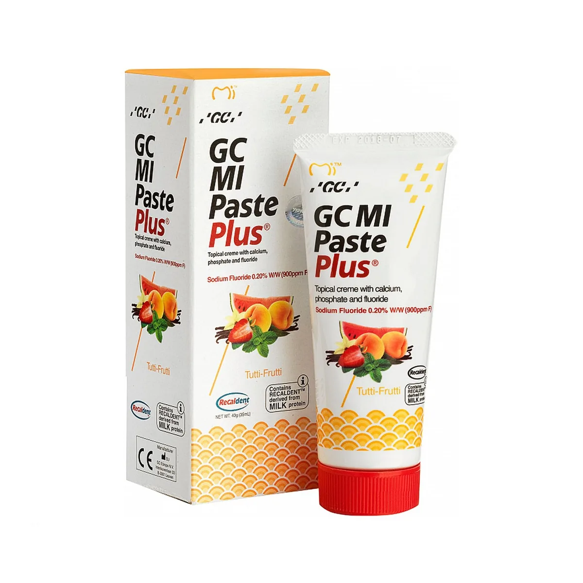 Крем для відновлення зубної емалі Mi Paste Plus Tutti Frutti (Ми паста плюс Тутті Фрутті) (GC)