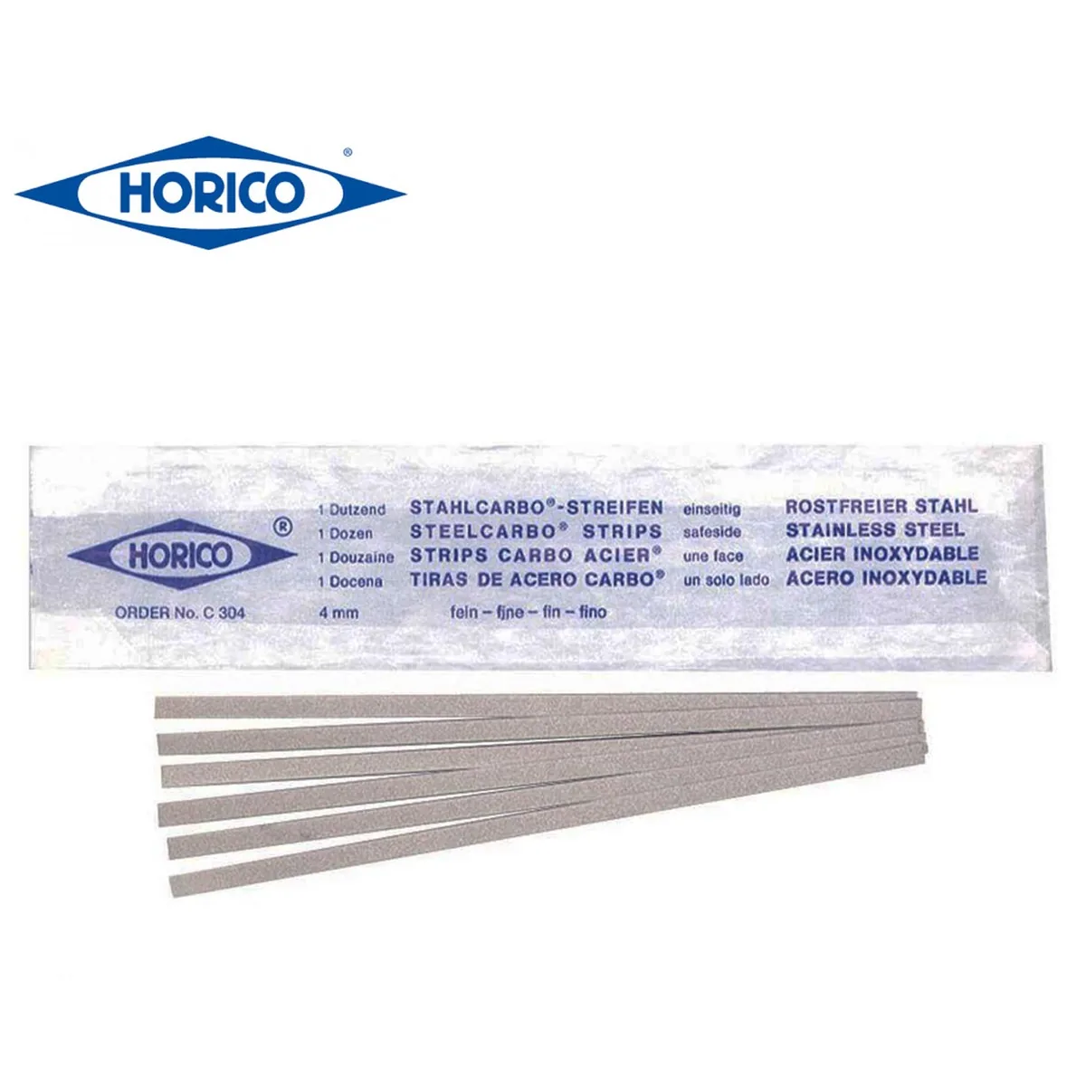 Штрипси металеві Horico (Хоріко), ширина 4 мм, 12 шт (Germany)