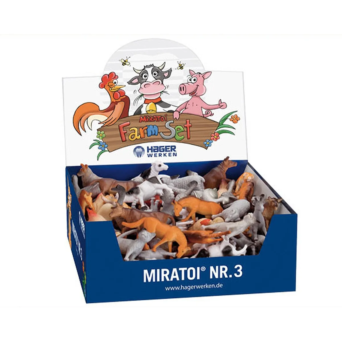 Іграшки гумові, лінійка Miratoi (Міратой) NR.3, упаковка 100 шт (Hager&Werken)