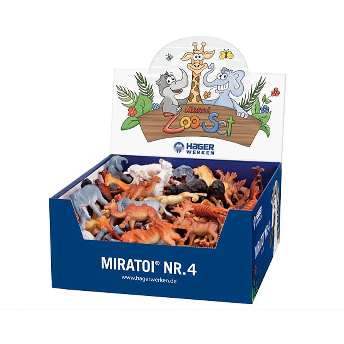 Іграшки гумові, лінійка Miratoi (Міратой) NR.4, упаковка 100 шт (Hager&Werken)