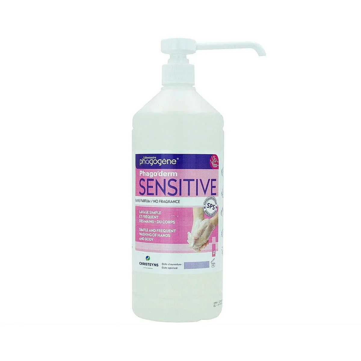 Рідке мило Phagoderm Sensitive (Фагодерм Сенситів) без ароматизаторів, 1000 мл (Christeyns France SA)