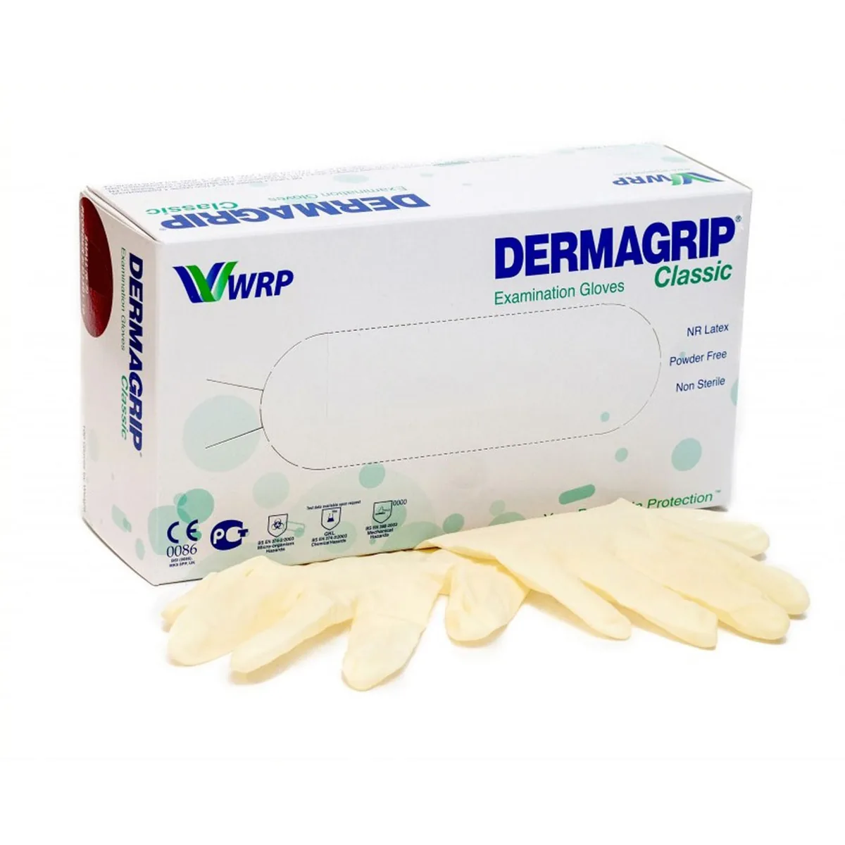 Рукавички Dermagrip Classic (Дермагрип Класік), розмір XS (WRP)
