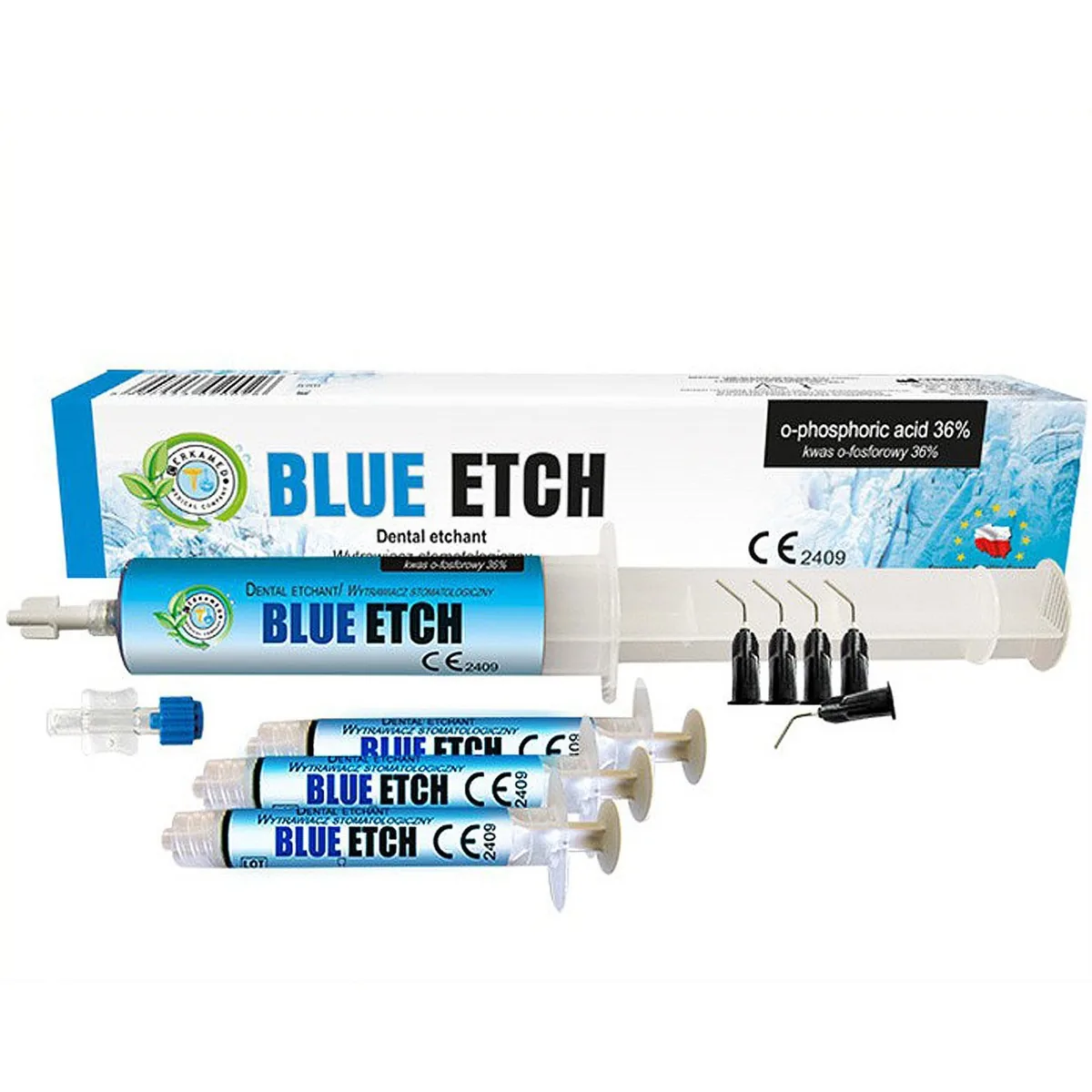 Травильний гель Blue Etch (Блу Ейтч), обʼєм 50 мл (Cerkamed)
