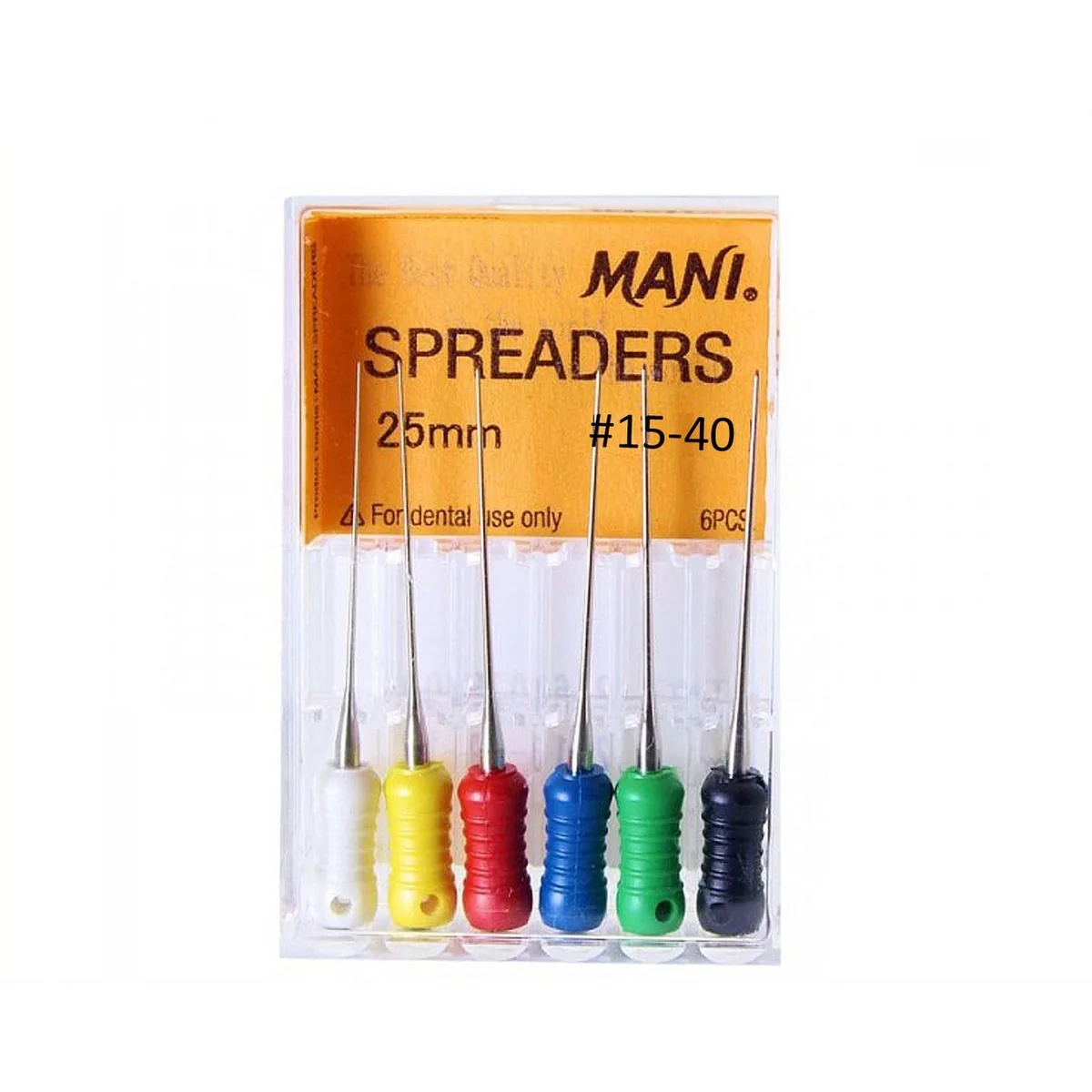 Спредери Mani (Мані) № 15-40, довжина 25 мм, 6 шт. (Mani)