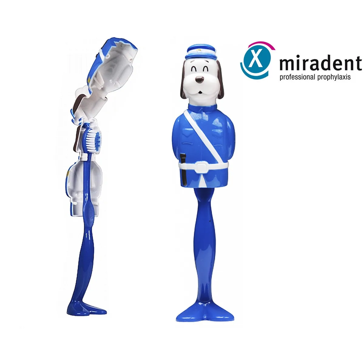 Дитяча зубна щітка Miradent Kid's Brush (Мірадент Кідс Браш) «Собачка Bill», з захисним футляром (Miradent)