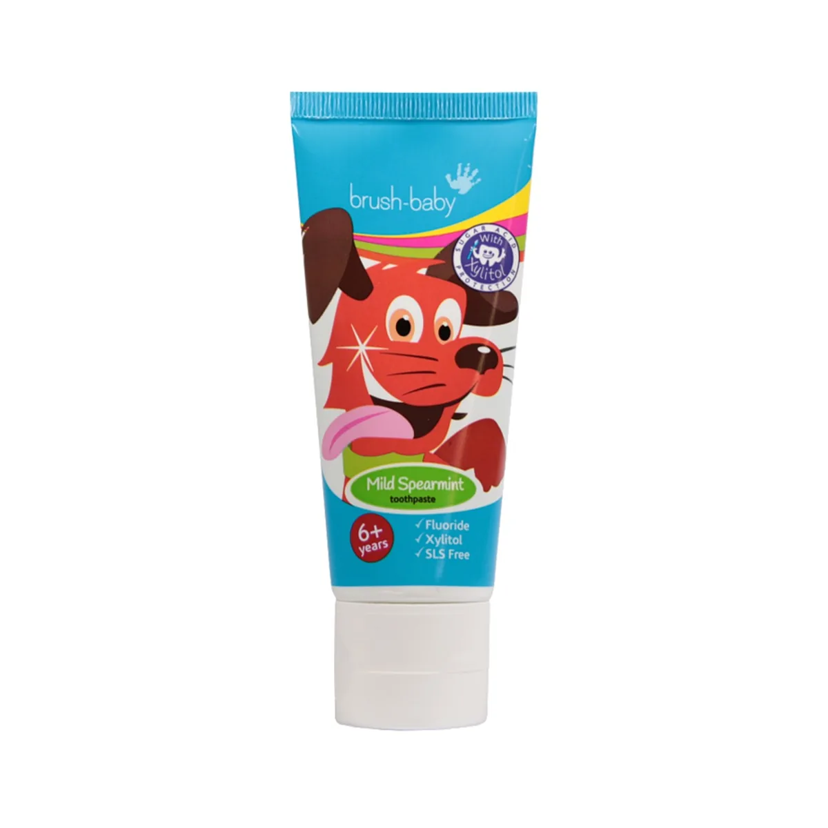 Дитяча зубна паста Brush Baby Natural Strawberry (Браш Бейбі Нейчерал Стробері), без фтору, до 2 років, смак полуниця, 50 мл (Brushbaby Ltd)