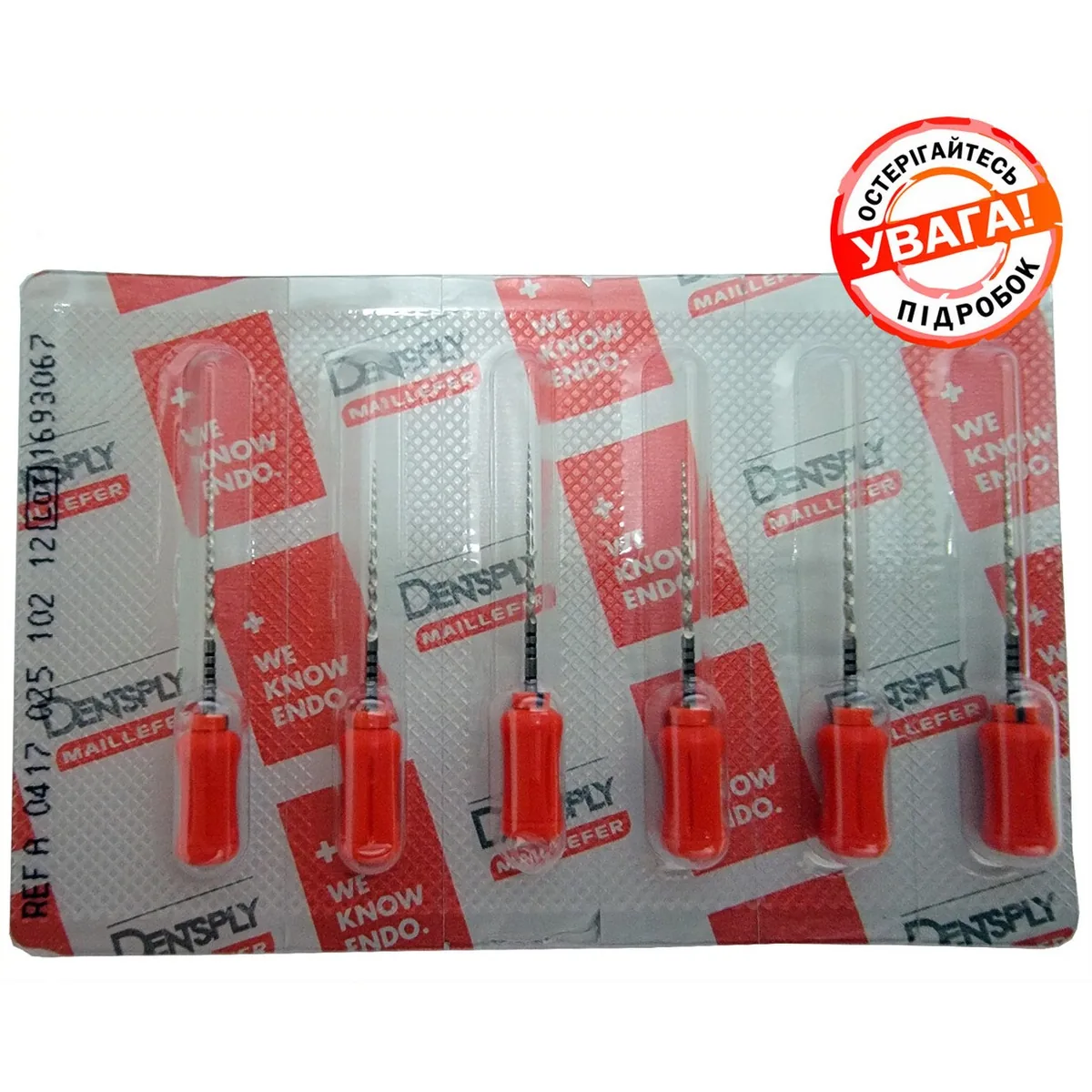 Файли ручні ProTaper Universal F2 (ПроТейпер Універсал), 25 мм (Dentsply Sirona)