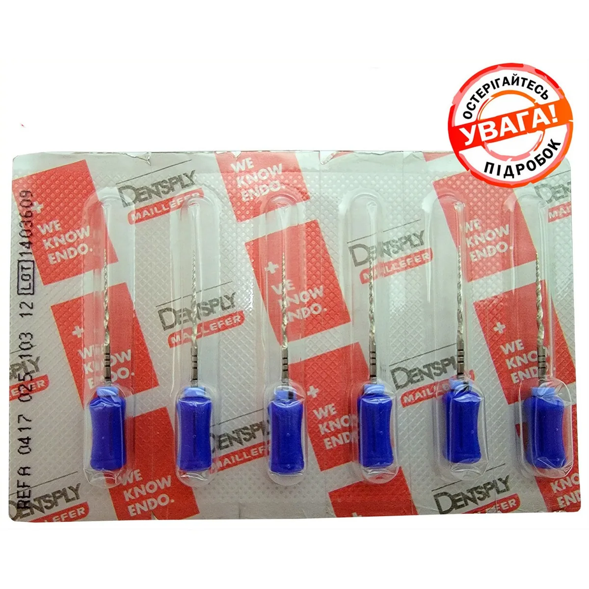 Файли ручні ProTaper Universal F3 (ПроТейпер Універсал), 25 мм (Dentsply Sirona)
