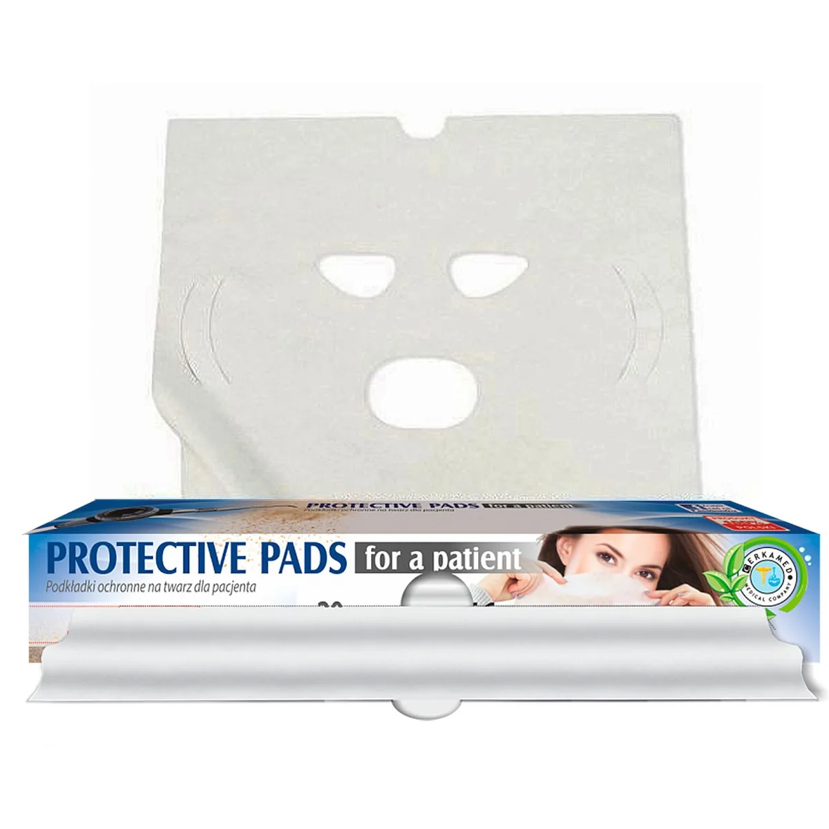 Накладки на обличчя пацієнта Protective Pads (Протективні Педс) (Cerkamed)