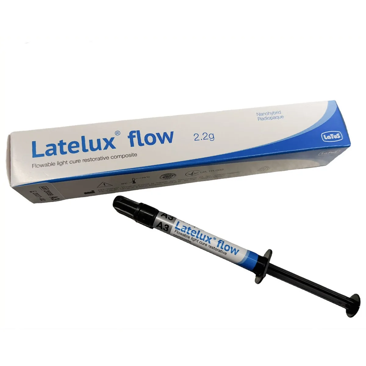 Композитний матеріал рідкотекучий Лателюкс Флоу (Latelux Flow) А3, шприц 2.2 г (Latus)