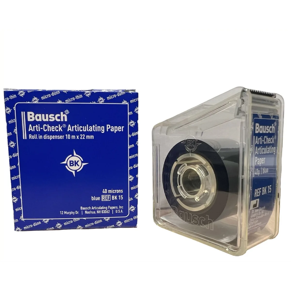 Артикуляційний папір BK 15 (Копірка Бауш), 40 мкм, у рулоні (Bausch)