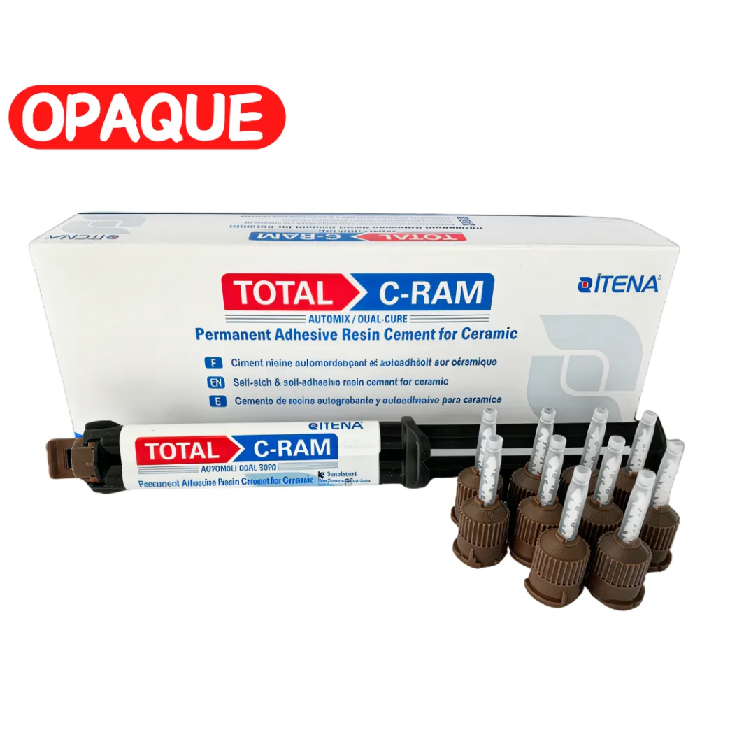 Самоадгезивний самопроникний цемент Total C-Ram (Тотал Церам), колір Opaque (Опак), шприц 8 г (Itena)
