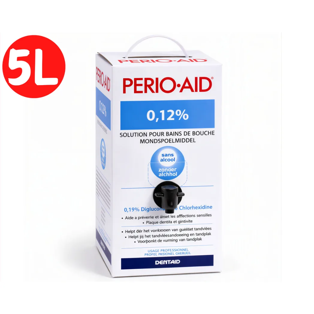 Ополіскувач порожнини рота Perio-Aid (Періо-Ейд) 0,12%, обʼєм 5 л, з дозатором (Dentaid)