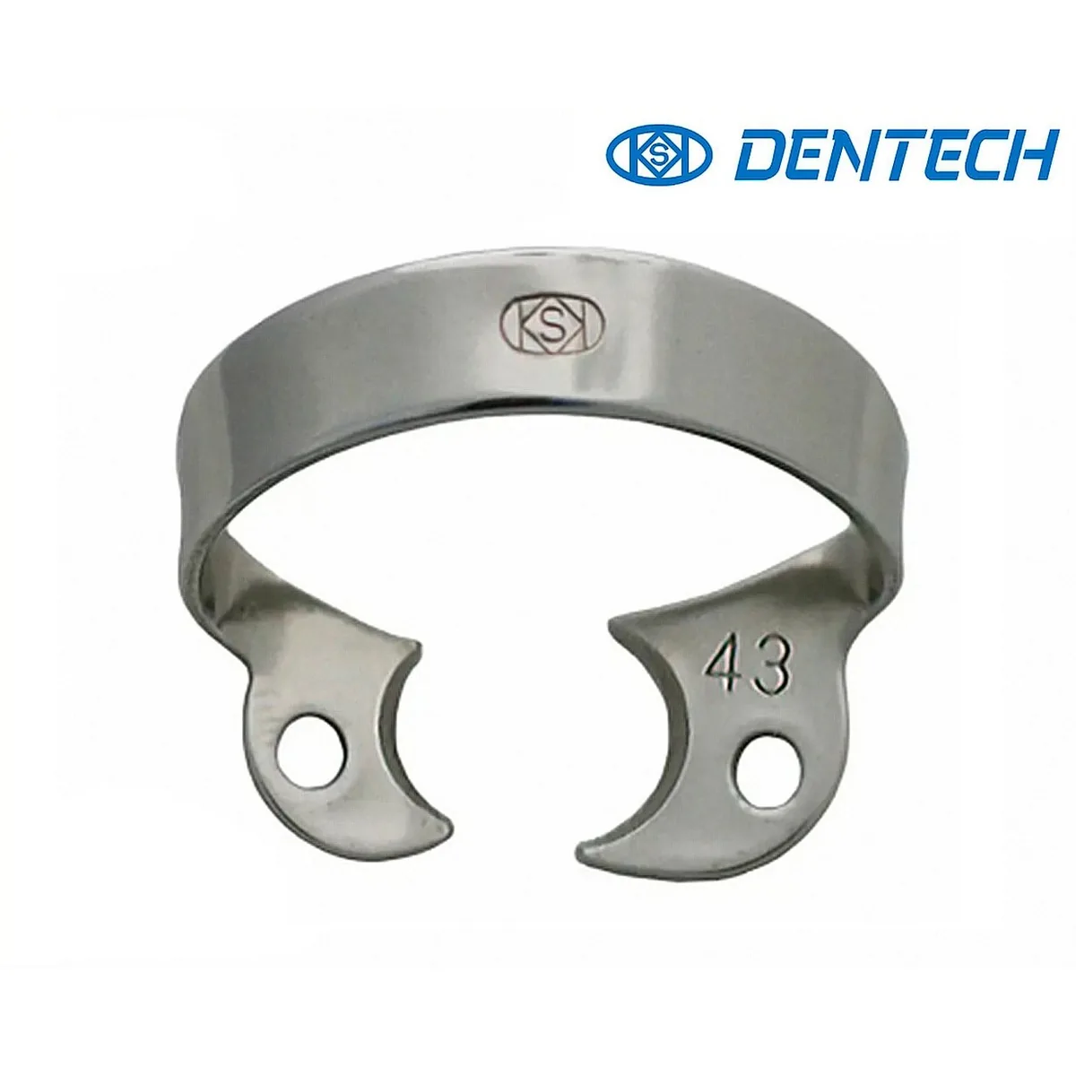 Кламмер для кофердаму KSK (КСК), №43, аналог Брінкера В3 (Dentech)