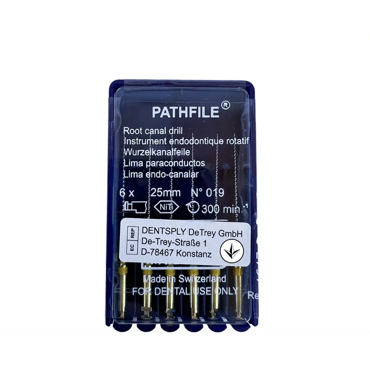 Машинні файли PathFile (ПасФайл), розмір 019/25 мм (Dentsply Sirona)