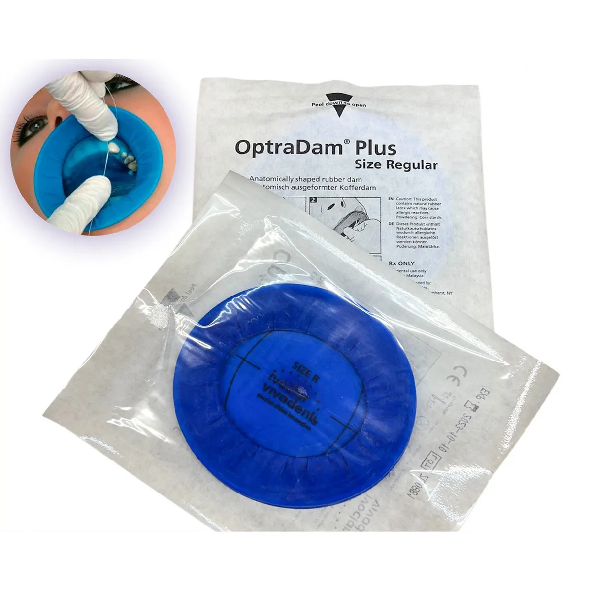 Анатомічний кофердам OptraDam Plus (Оптрадам Плюс), розмір R (Ivoclar Vivadent)