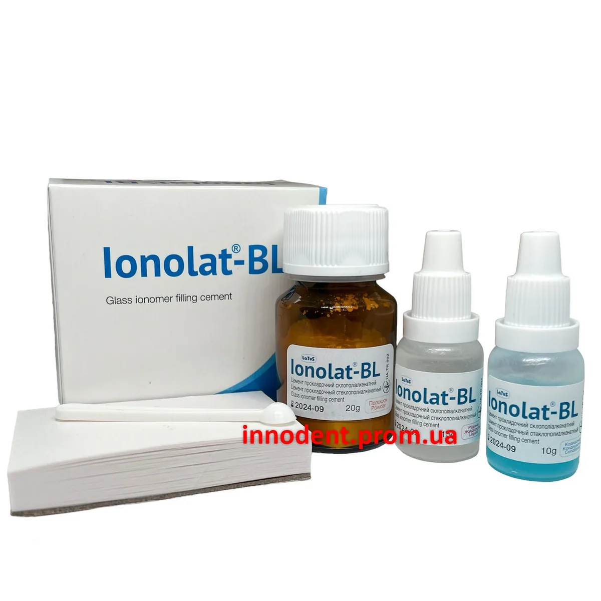 Цемент для прокладок під пломби Ionolat-BL (Іонолат-БЛ) (Latus)