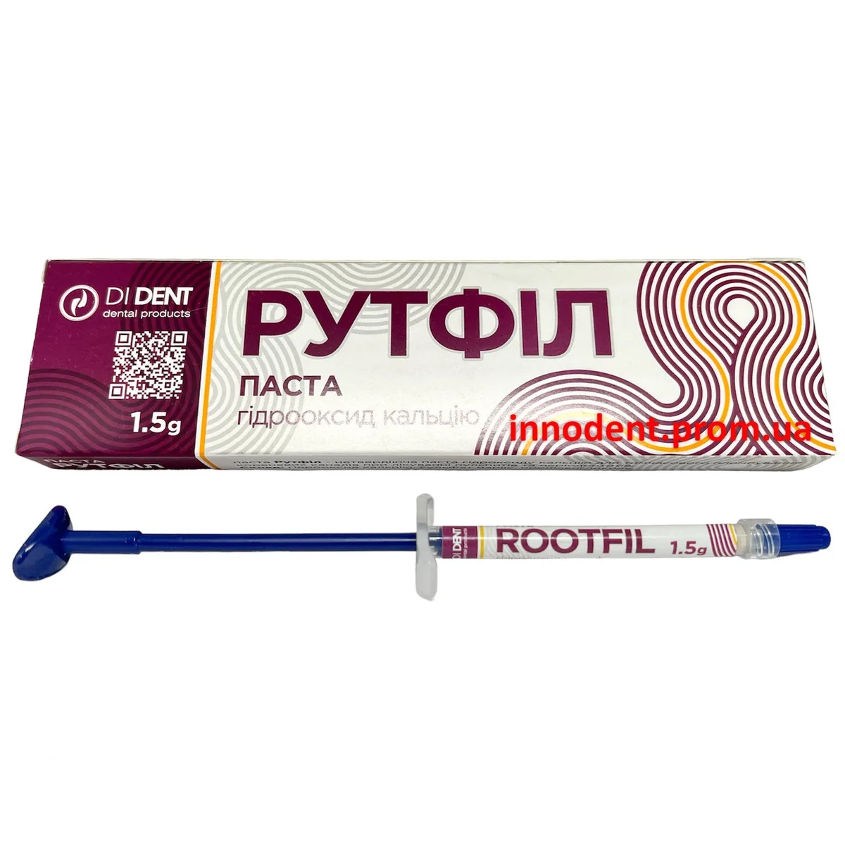 Апексдент-паста з гідроксидом кальцію Rootfill (Рутфіл) (DiDent)