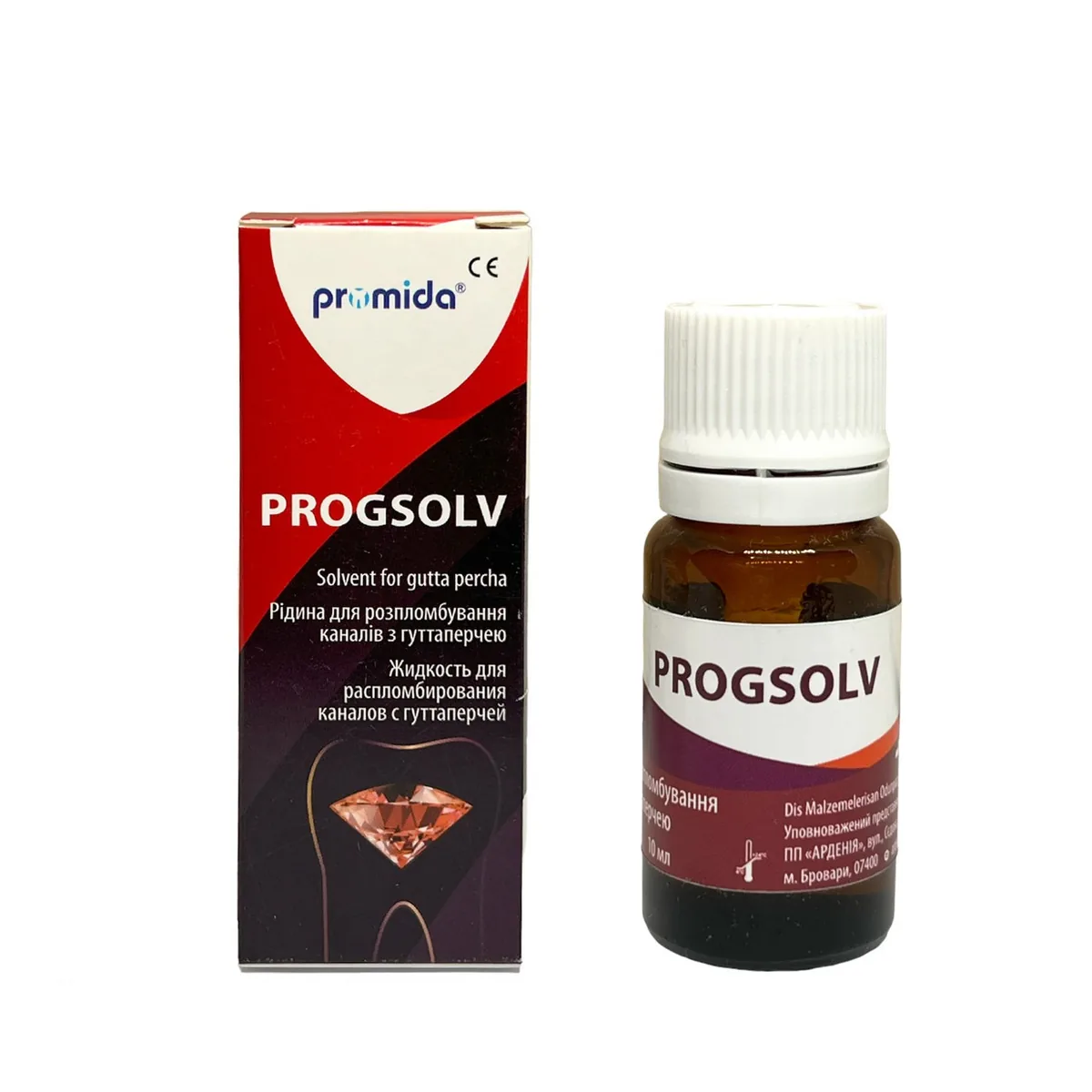 Рідина для розпломбування каналів з гутаперчею Progsolv (Прогсольв), 10 мл (Promida)