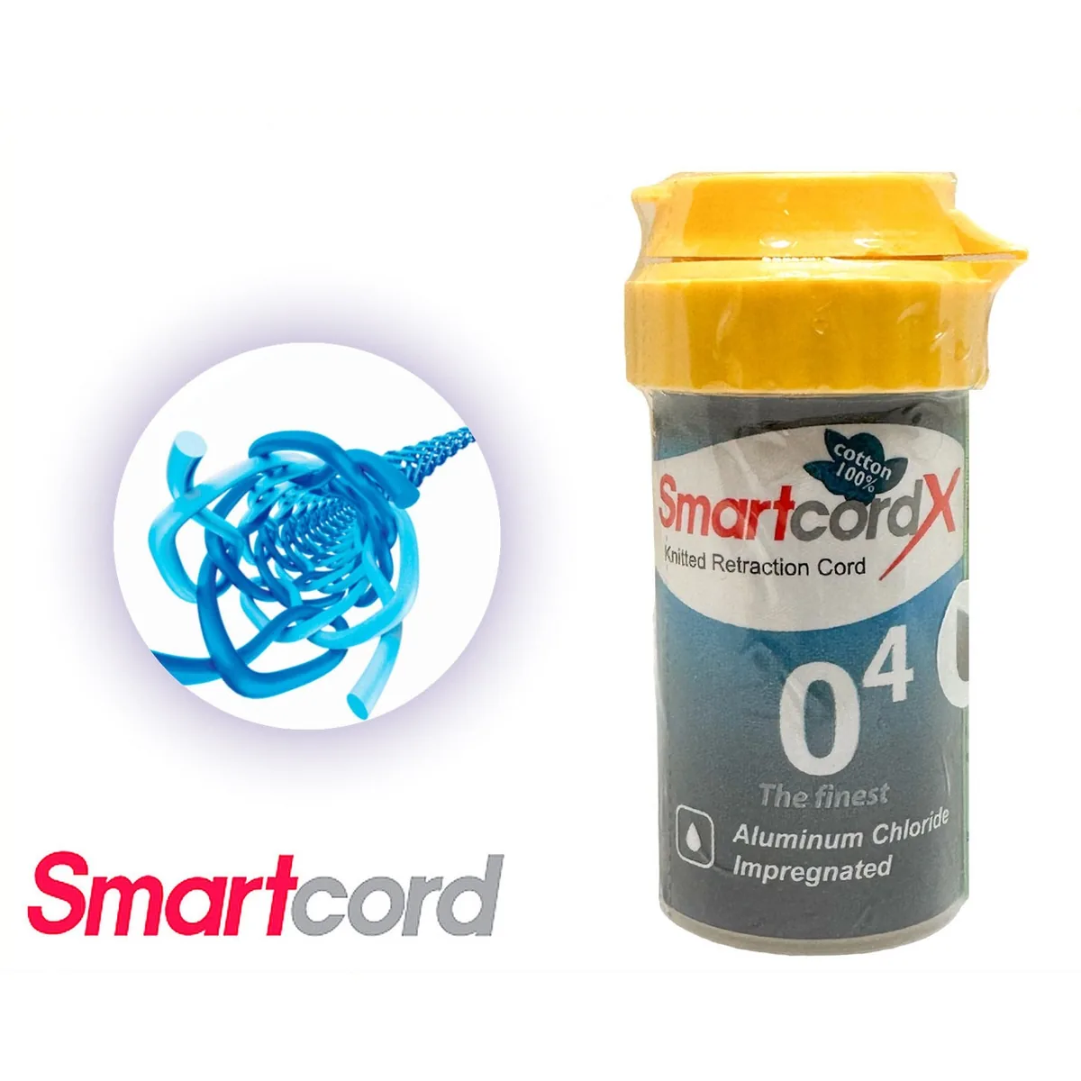 Ретракційна нитка з просоченням хлоридом алюмінію SmartCord (Смарткорд) №0000, довжина 254 см (EastDent)