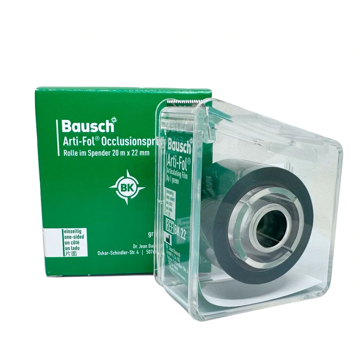 Артикуляційний папір Bausch BK22 (Бауш), 8 мкм, зелений
