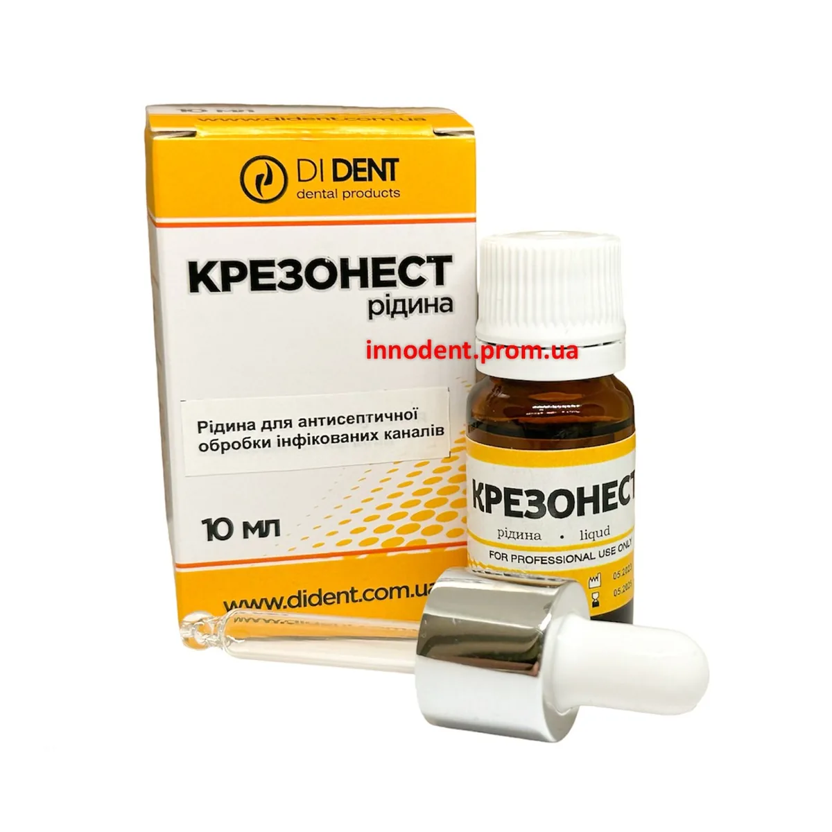 Рідина Крезонест (аналог Крезодент) для антисептичної обробки кореневих каналів (DiDent)