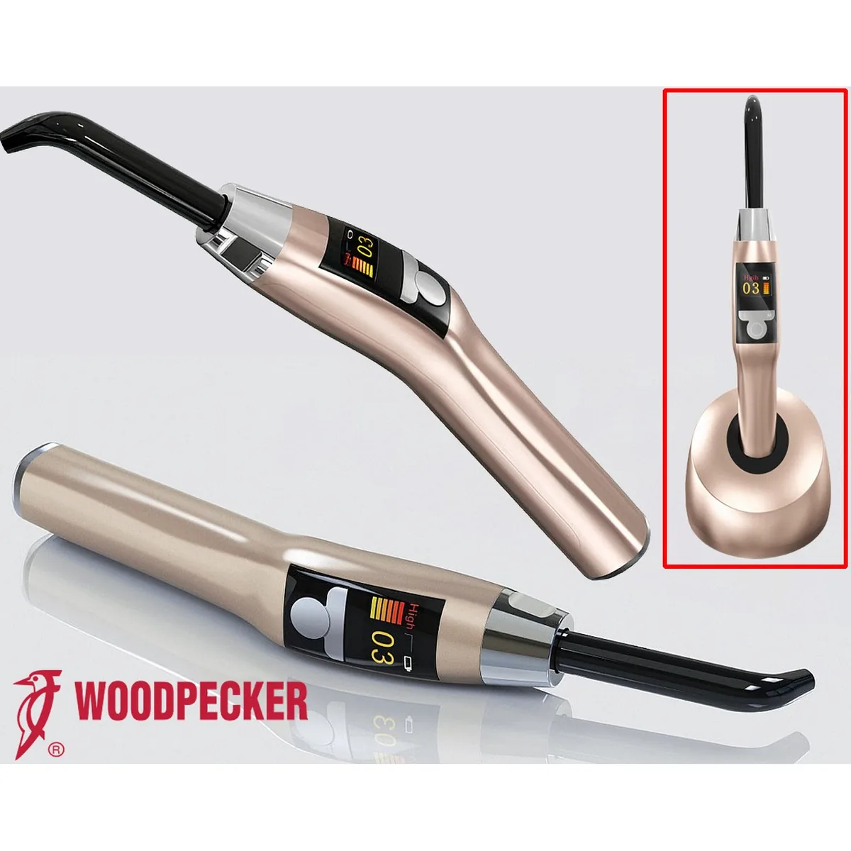 Бездротова фотополімерна лампа, модель X-Cure Gold (Woodpecker)