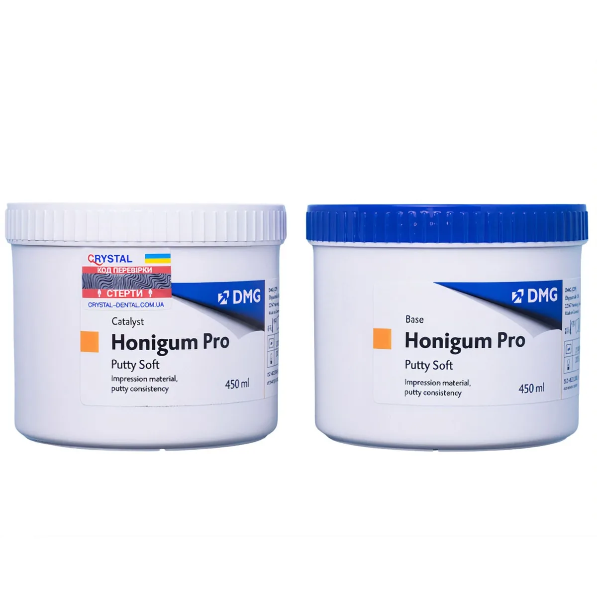 А-силікон Honigum Pro Putty Soft (Хонігум), 2х450 мл (DMG)