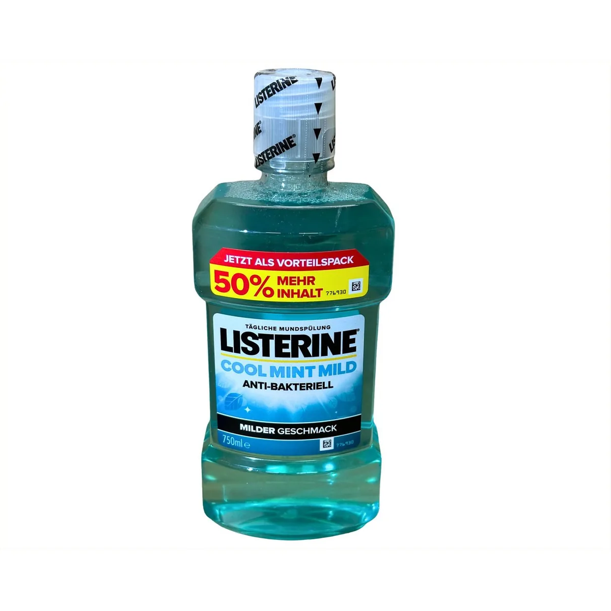 Ополіскувач порожнини рота Listerine (Лістерин) Cool Mint Milder Geschmack, 0,75 л (Johnson&Johnson)