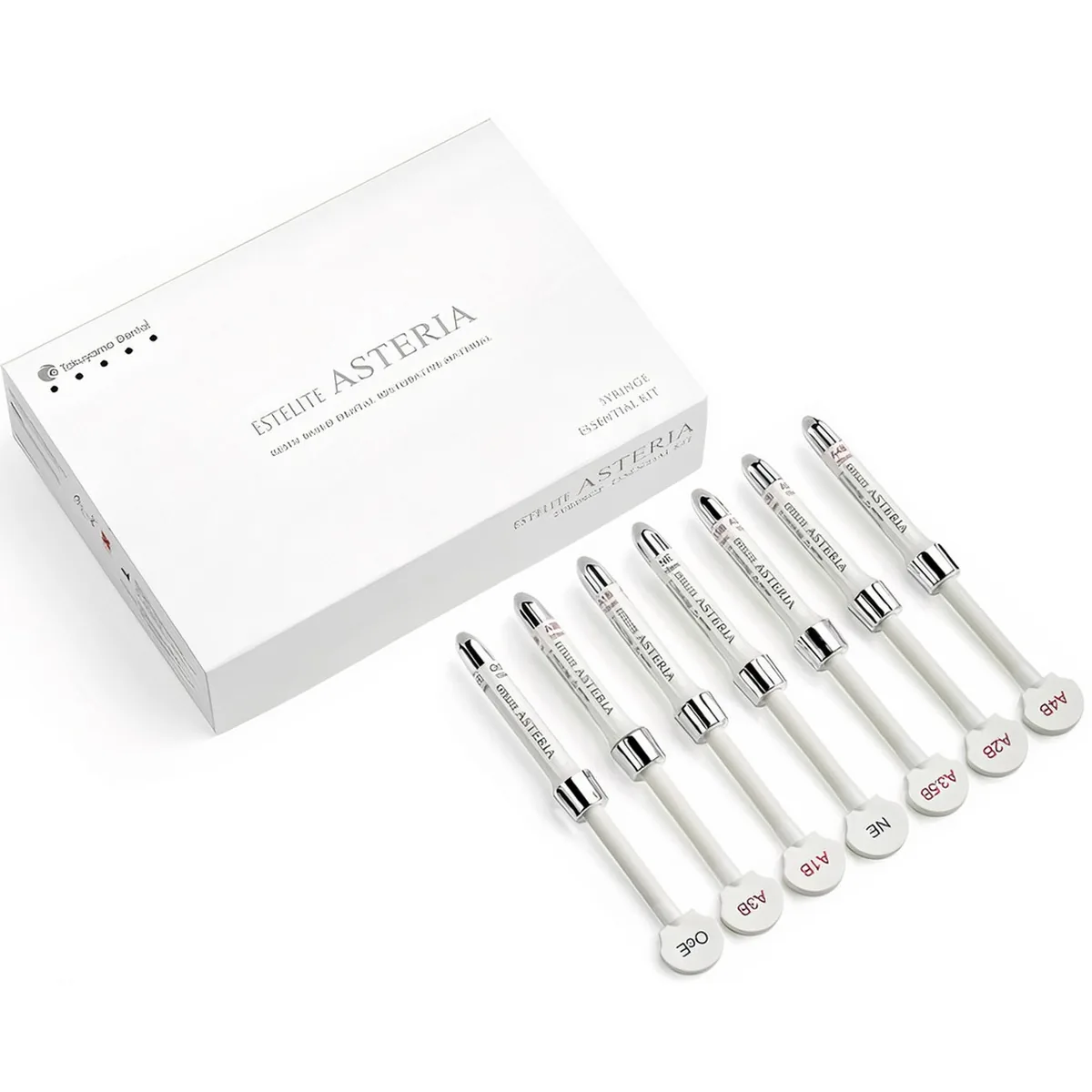 Набір Estelite Asteria Syringe Essential Kit (Естелайт Астерія), базовий набір 7 шприців по 4 г (Tokuyama Dental)