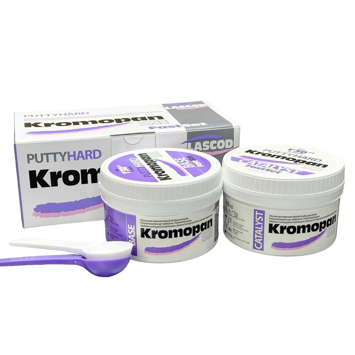 А-силікон Kromopan Sil (Кромопан Сіл) Fast Set, 2х300 мл (Lascod)