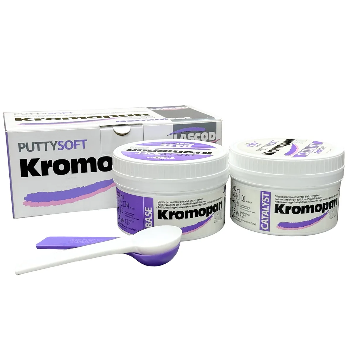 А-силікон Kromopan Sil (Кромопан Сіл) Normal Set, 2х300 мл (Lascod)
