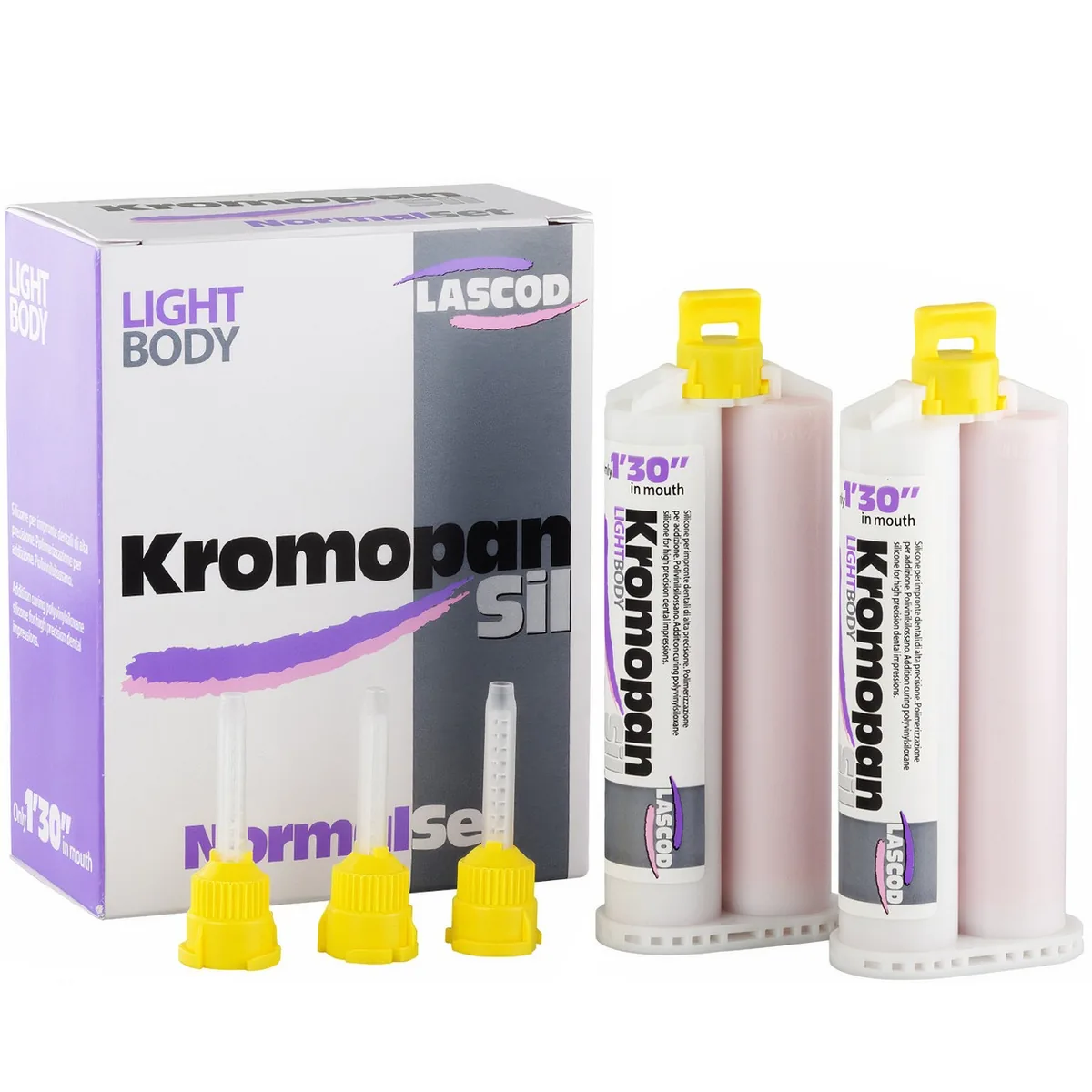 А-силікон Kromopan Sil (Кромопан Сіл) Light Body, коригувальний, 2х50 мл (Lascod)