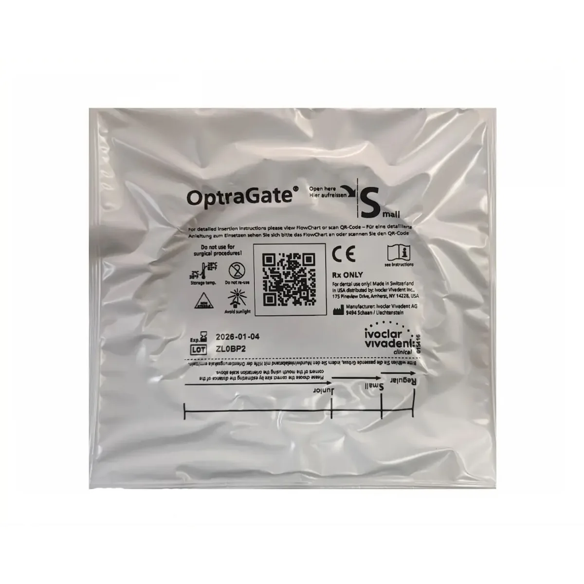 Ретрактор стоматологічний одноразовий OptraGate (Оптрагейт), розмір S (Ivoclar Vivadent)
