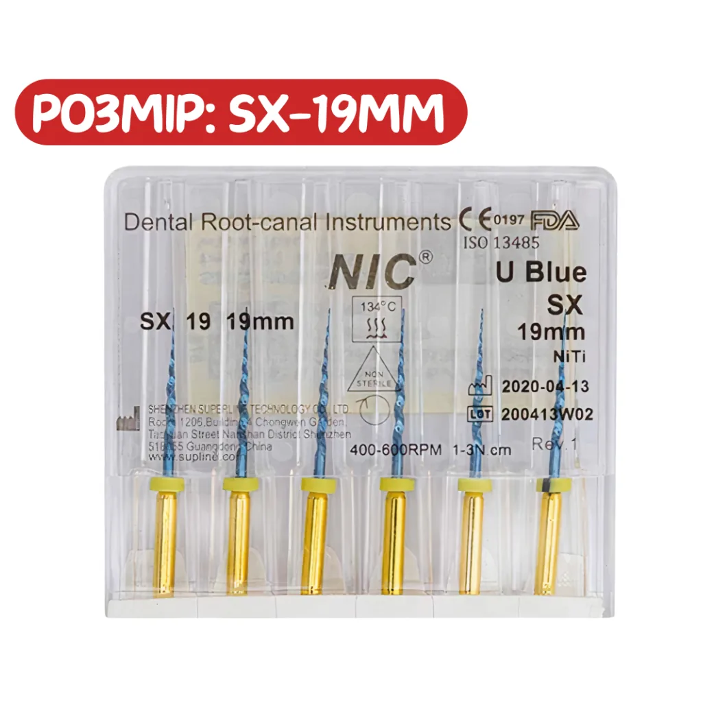 Файли машинні U Blue (Ю Блу), розмір XS, 19 мм (NIC)