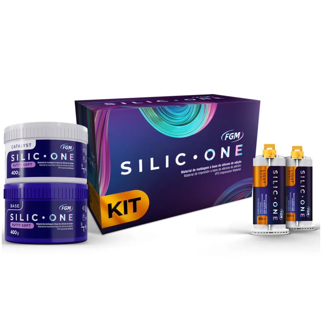 А-силікон Silic-One (Силік-Ван), комплект 400 г + 400 г + 2х50 мл, повний набір (FGM)