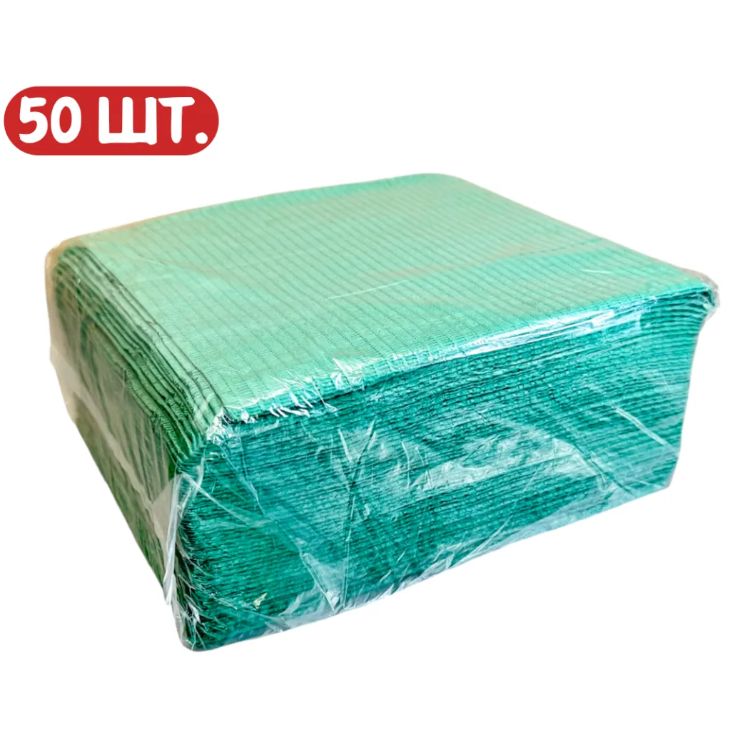 Нагрудник стоматологічний одноразовий, колір темно-зелений, ящик 500 шт.