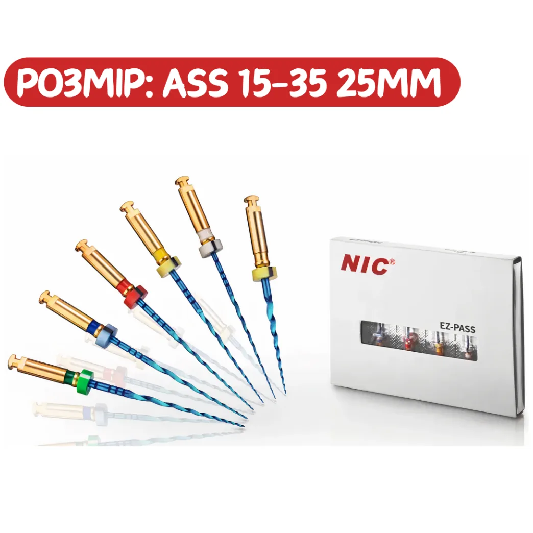 Машинний файл EZ Pass File (Ізі Пасс Файл), асортимент розмірів 15-35, 25 мм (NIC)