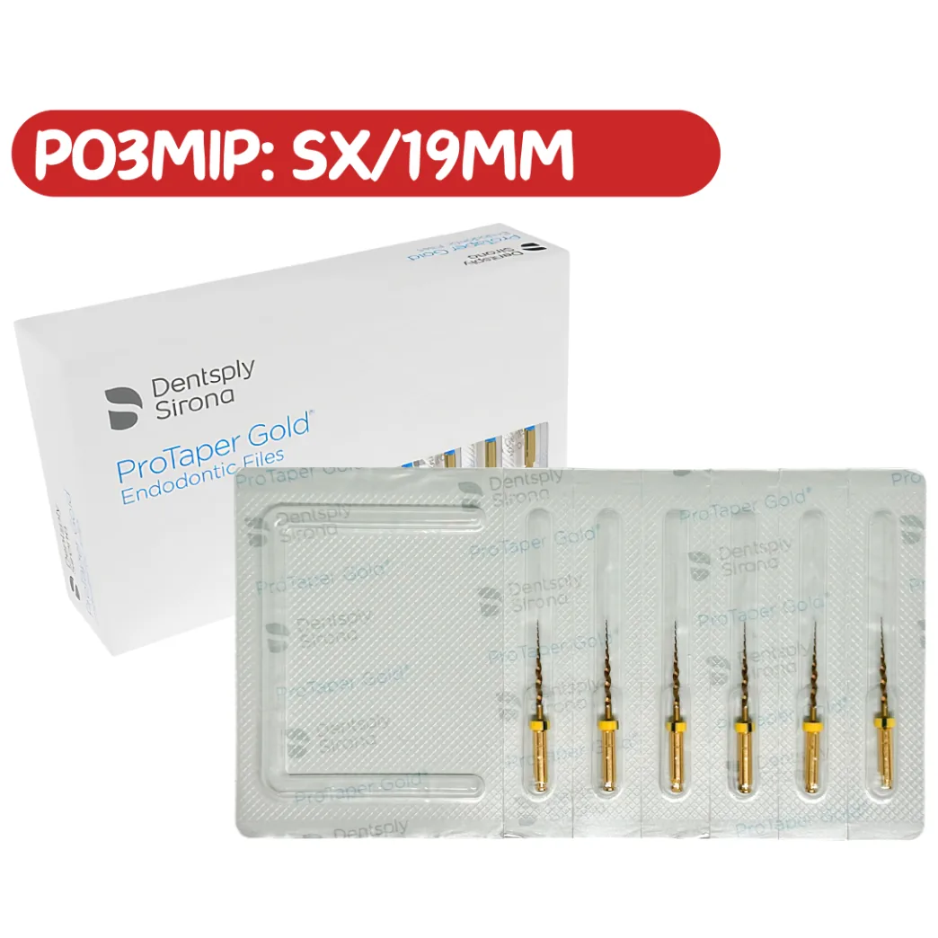 Файли машинні ProTaper Gold (Протейпер Голд), розмір SX, 19 мм (Dentsply Sirona)