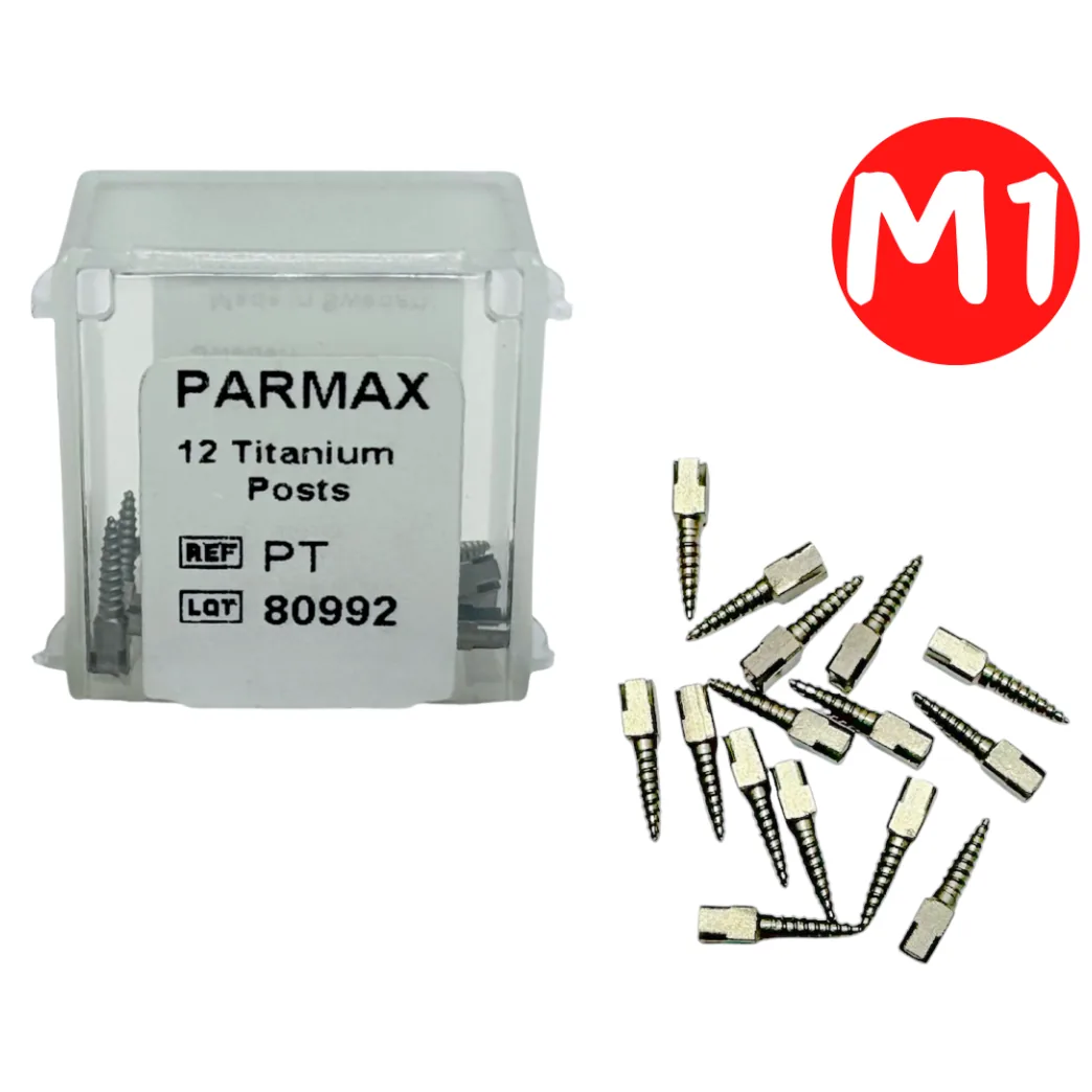 Штифти титанові Parmax (Пармакс), розмір M1, упаковка 12 шт (PARMAX)