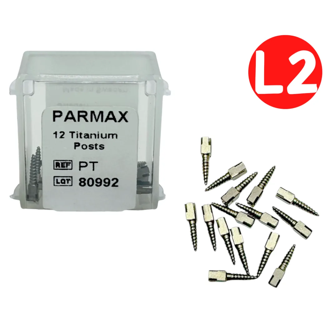 Штифти титанові Parmax (Пармакс), розмір L2, упаковка 12 шт (PARMAX)