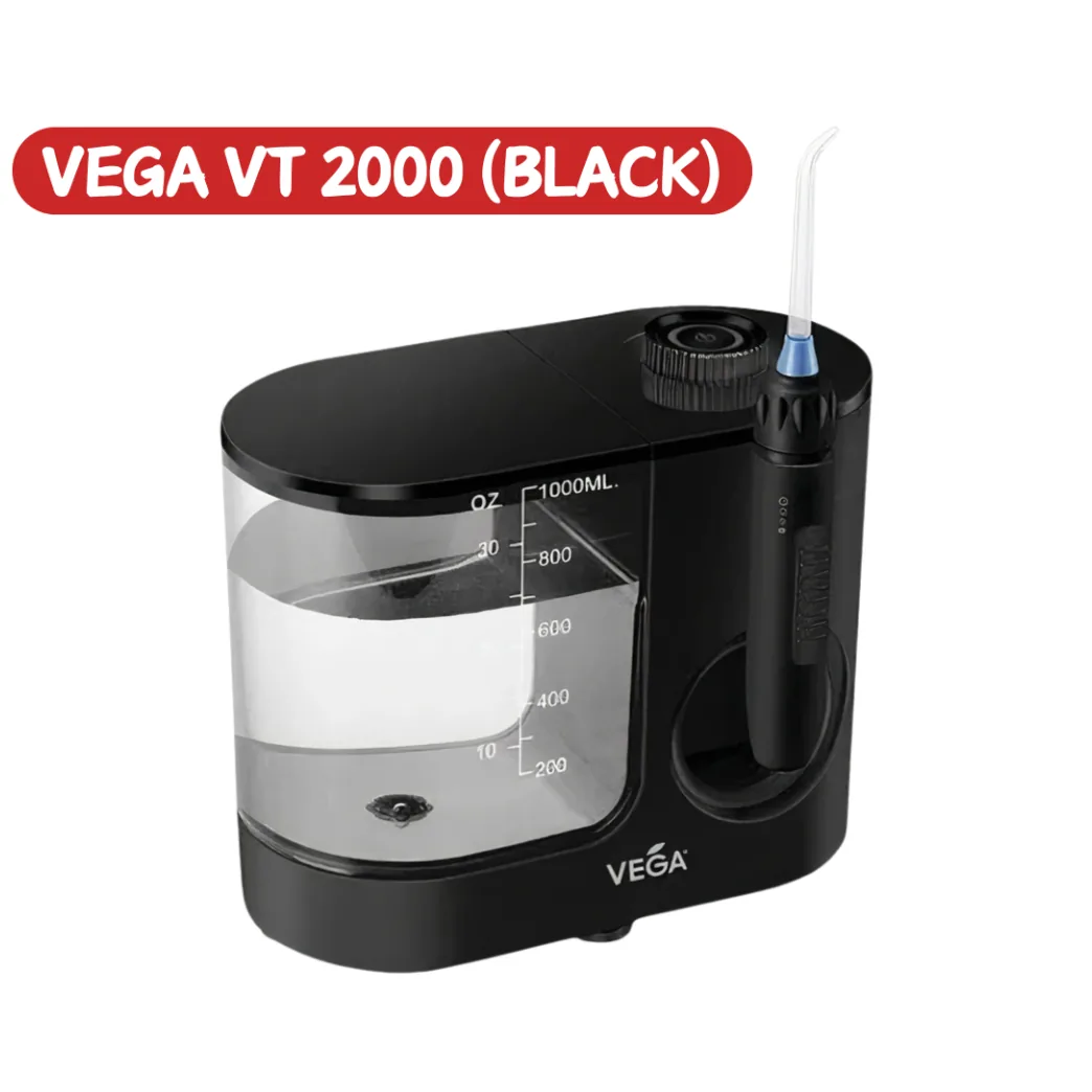 Іригатор ротової порожнини Vega VT-2000 (Вега), стаціонарний, колір чорний