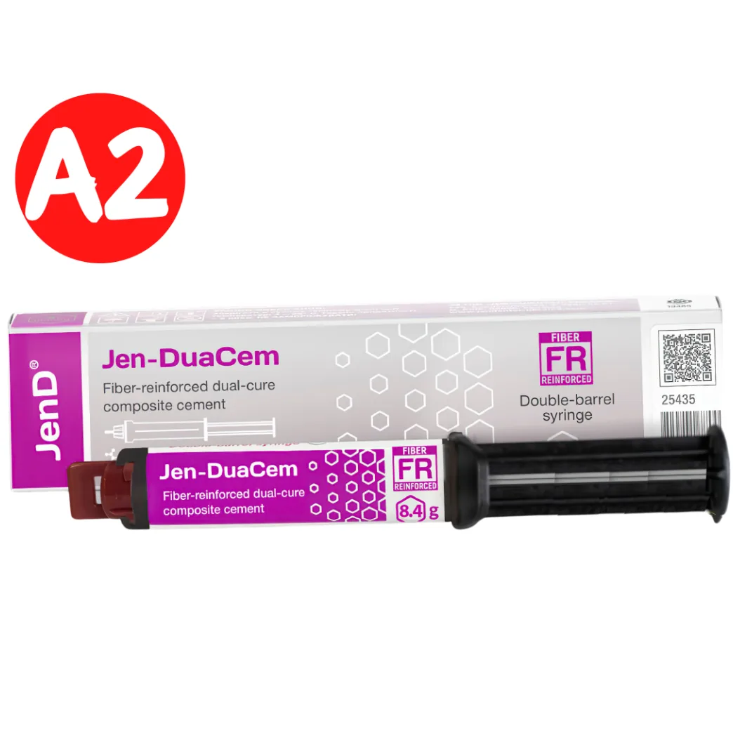 Композитний фіксуючий цемент Jen-DuaCem FR (Джен Дуацем ФР), колір A2, 8,4 г (Jendental)