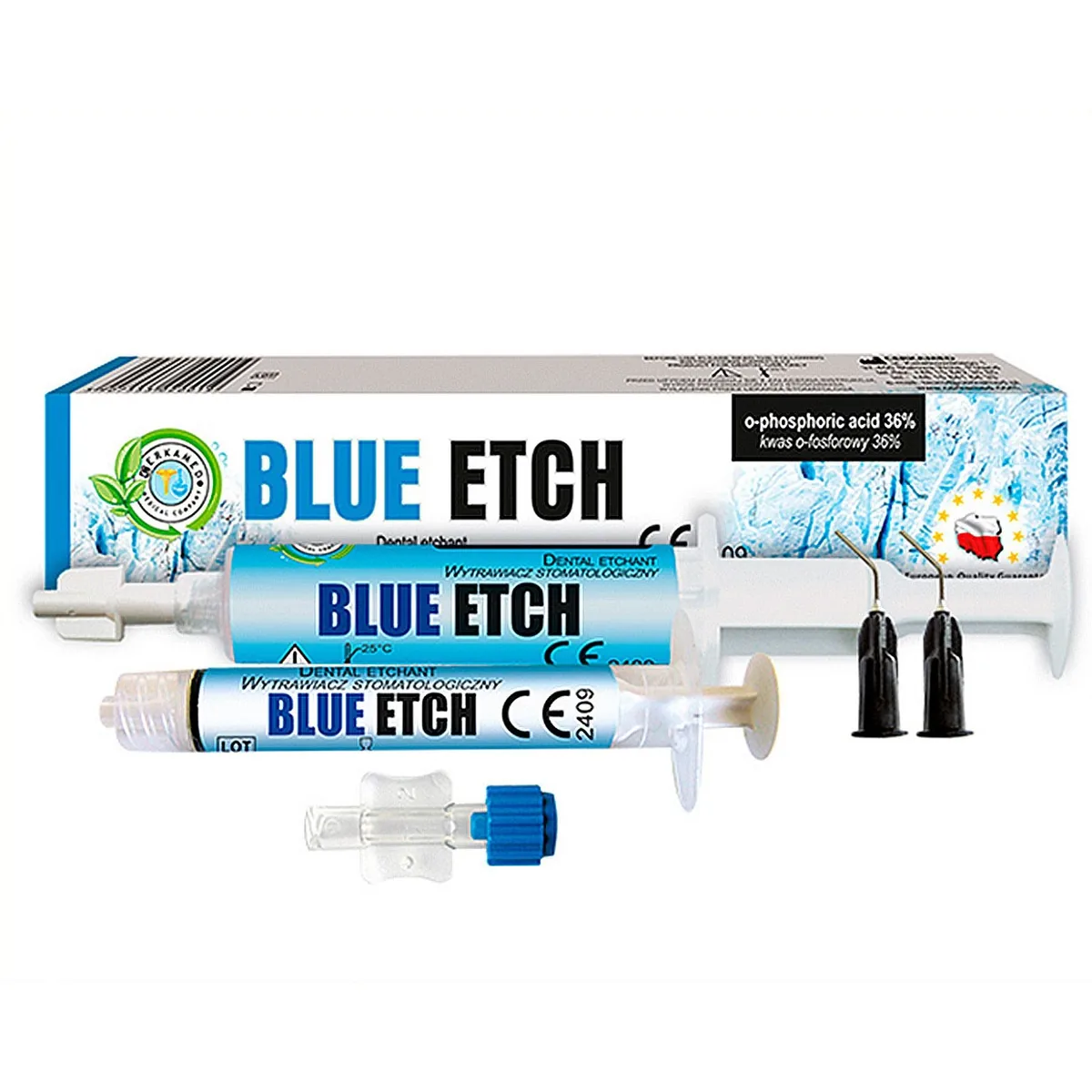 Травильний гель Blue Etch (Блу Ейтч), обʼєм 10 мл (Cerkamed)