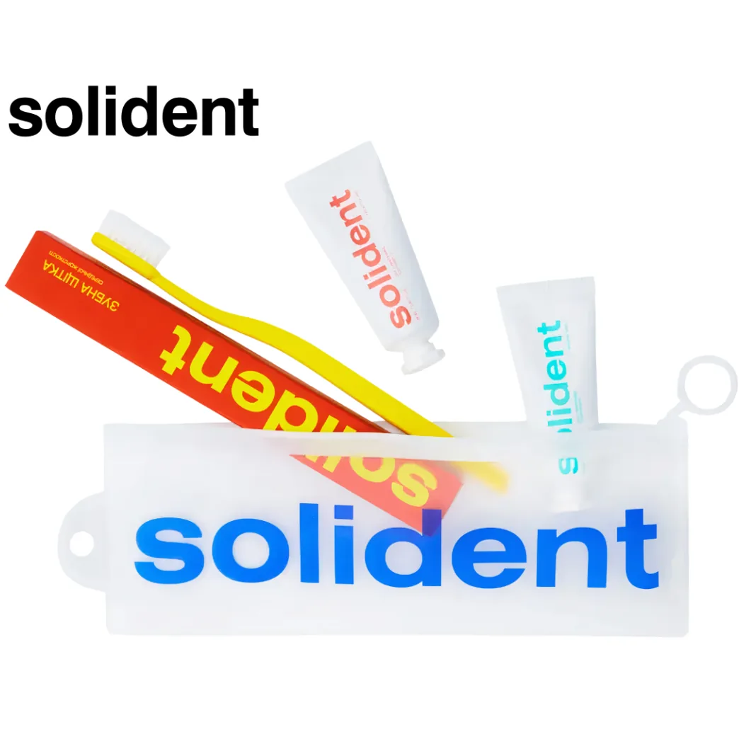 Набір для подорожей Solident (Солідент) Travel Kit, Mint / Pineapple (Solident)